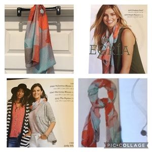 Cabi Gingham Scarf EUC